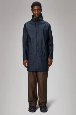 Rains Regnjakker<Long Jacket Navy