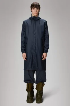 Rains Regnjakker|Parkajakker<Long Jacket Navy