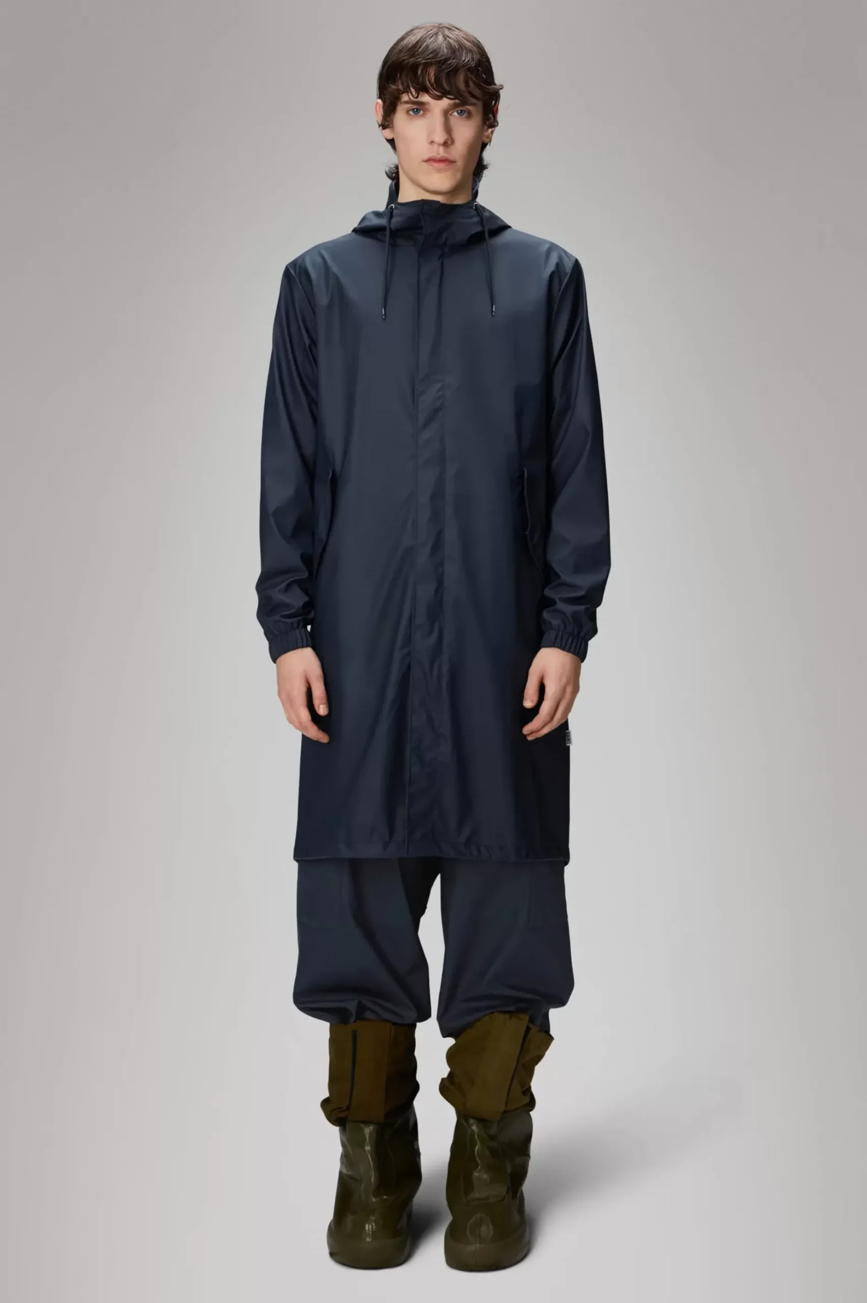 Rains Regnjakker|Parkajakker<Long Jacket Navy