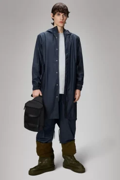 Rains Regnjakker|Parkajakker<Long Jacket Navy