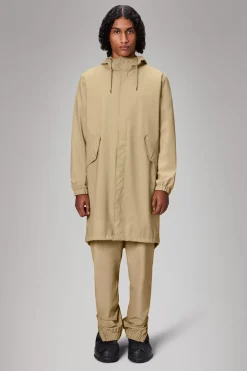 Rains Regnjakker|Parkajakker<Long Jacket Sand
