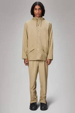 Rains Regnjakker<Long Jacket Sand