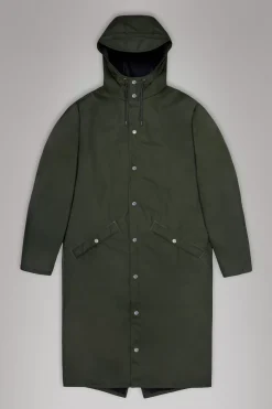Rains Regnjakker<Long Jacket Green