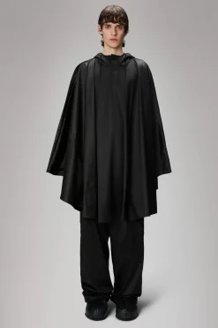 Rains Regnjakker|Ponchos<Long Jacket BlackGrain