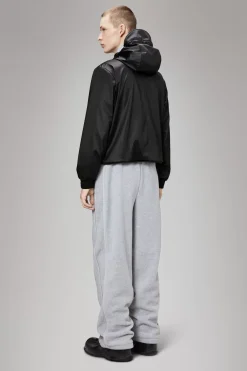 Rains Regnjakker<Long Jacket BlackGrain