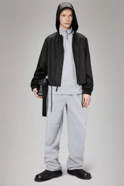 Rains Regnjakker<Long Jacket BlackGrain