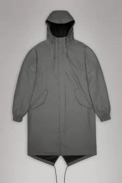 Rains Regnjakker|Parkajakker<Long Jacket Grey