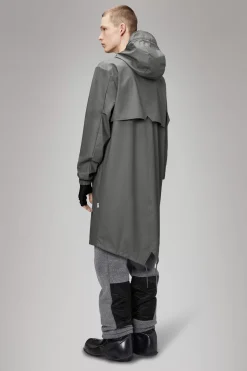 Rains Regnjakker|Parkajakker<Long Jacket Grey