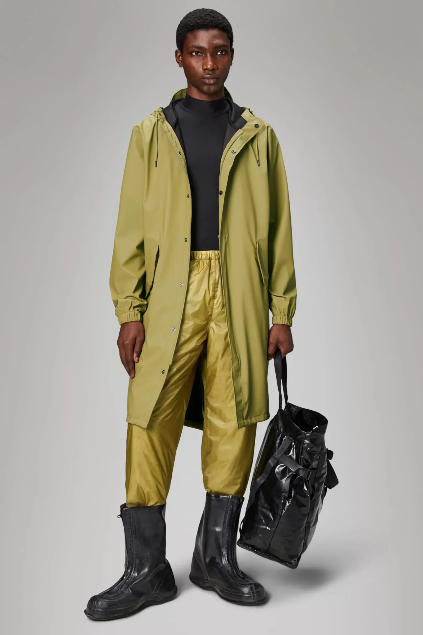 Rains Regnjakker|Parkajakker<Long Jacket Khaki