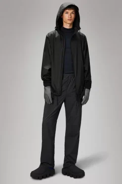 Rains Regnjakker<Long Jacket BlackGrain