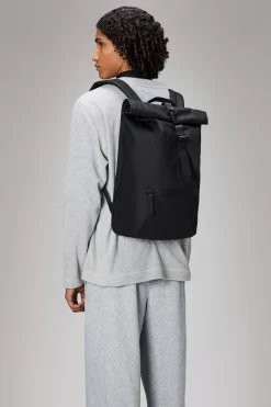 Rains Rygsække<Rolltop Rucksack Black