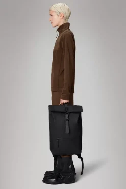 Rains Rygsække<Rolltop Rucksack Black