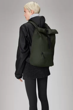 Rains Rygsække<Rolltop Rucksack Green