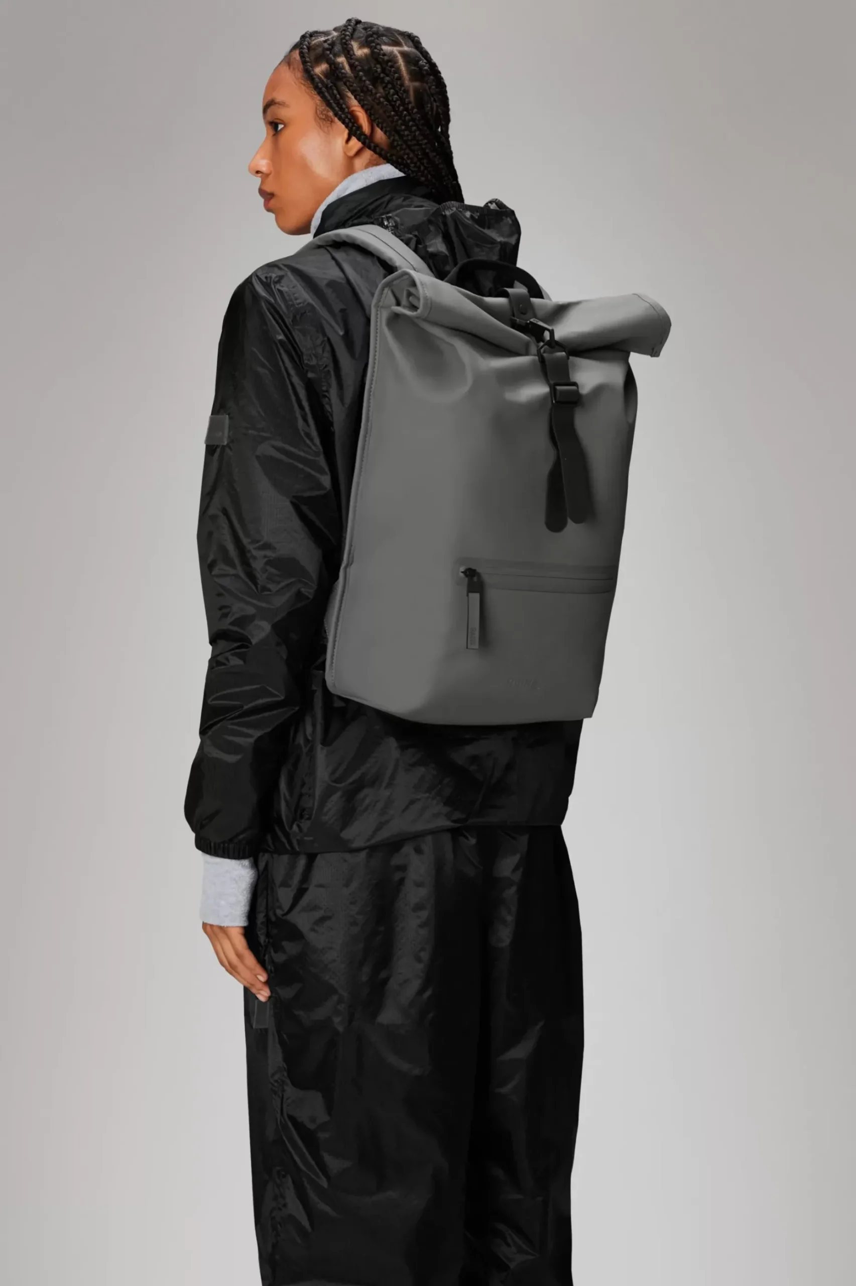 Rains Rygsække<Rolltop Rucksack Grey