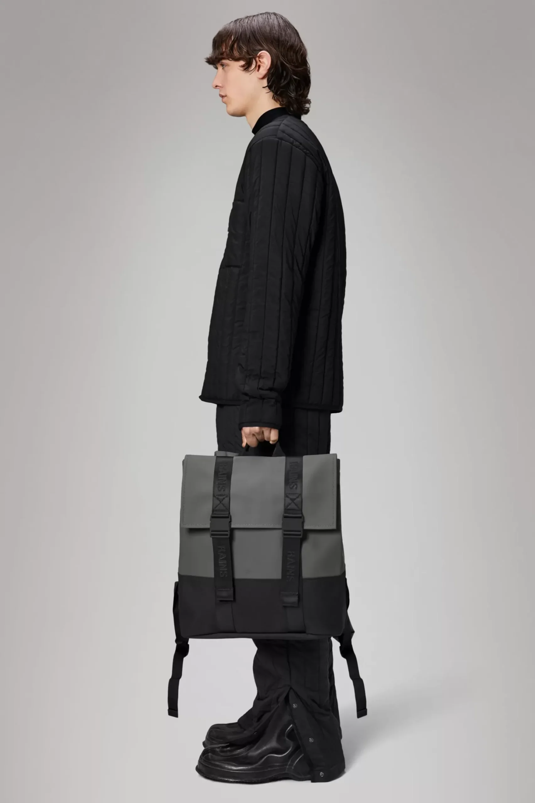 Rains Rygsække<Rolltop Rucksack Grey