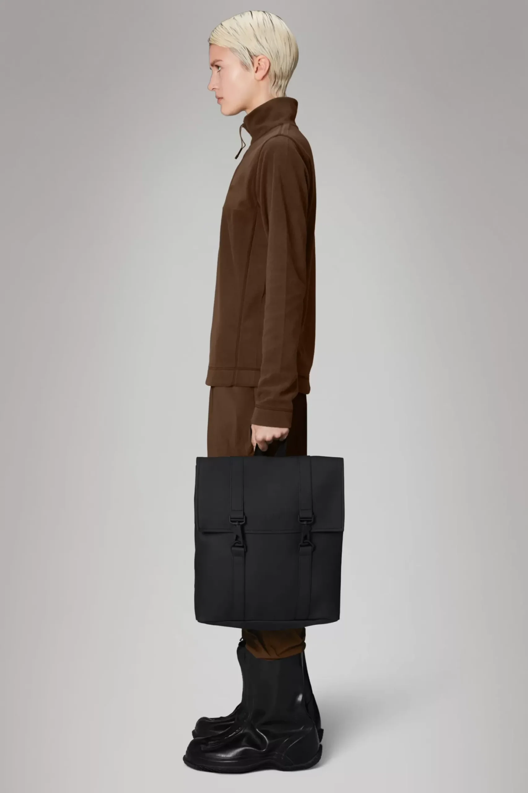 Rains Rygsække<Rolltop Rucksack Black
