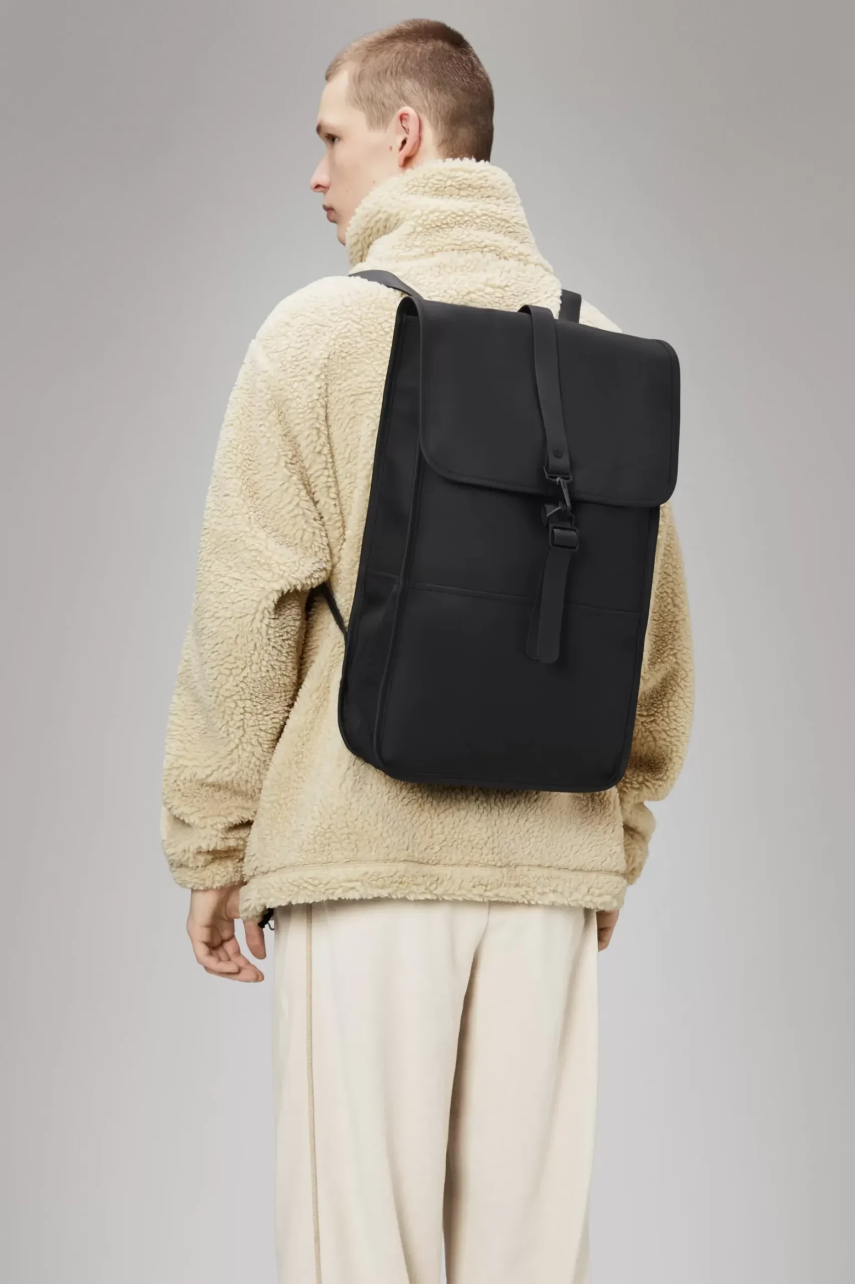 Rains Rygsække<Rolltop Rucksack Black