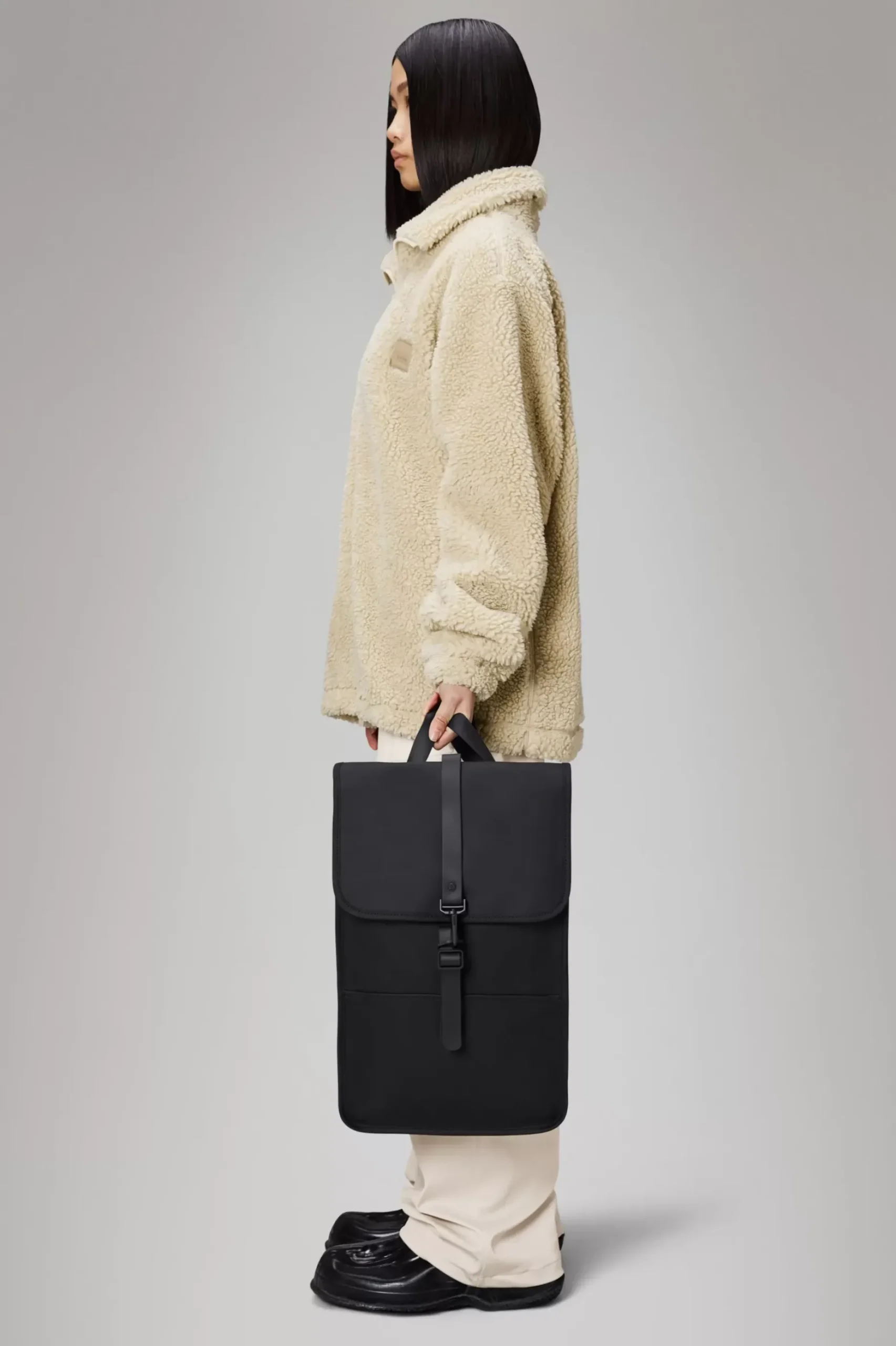 Rains Rygsække<Rolltop Rucksack Black