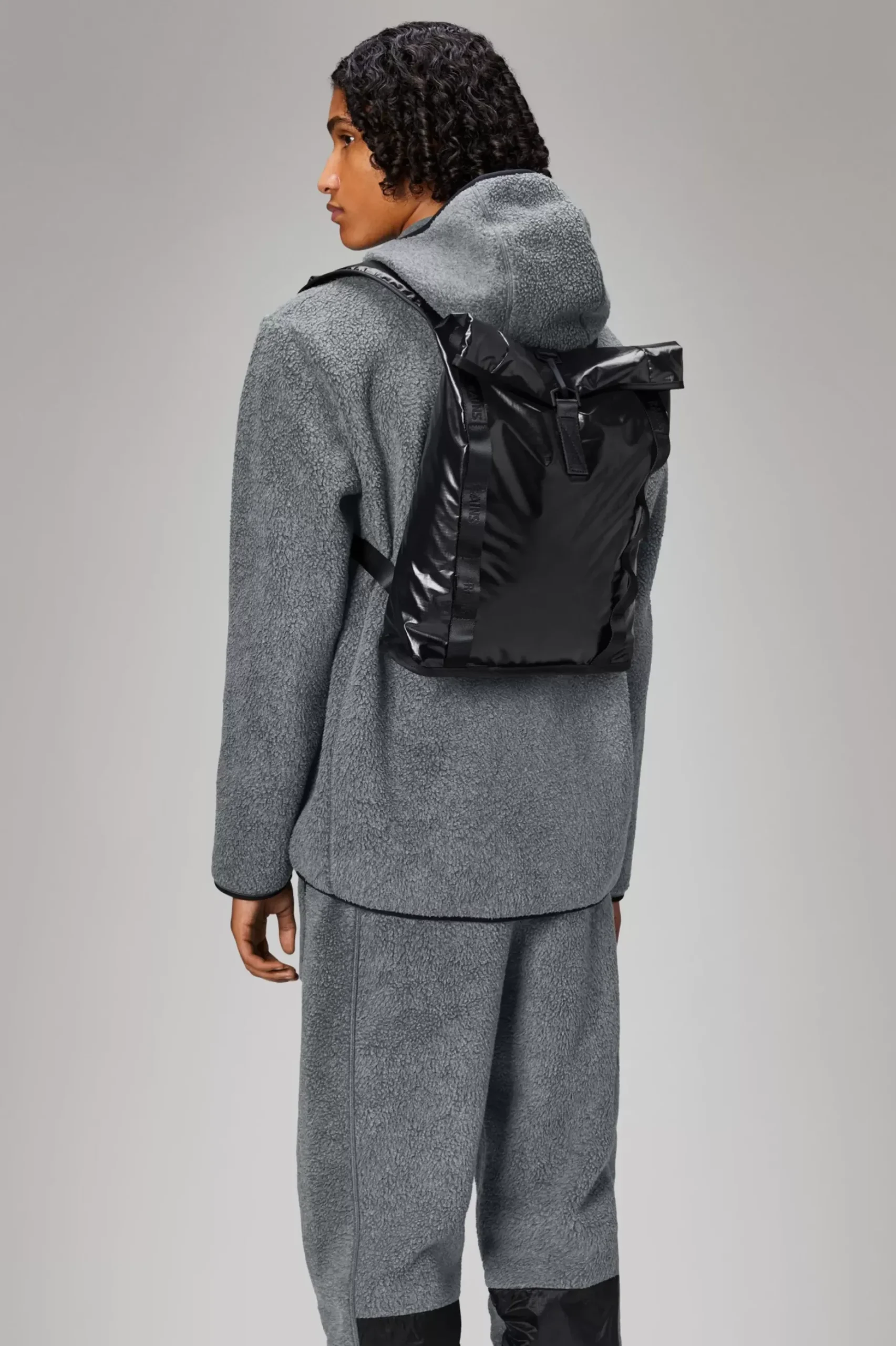Rains Rygsække<Rolltop Rucksack Black