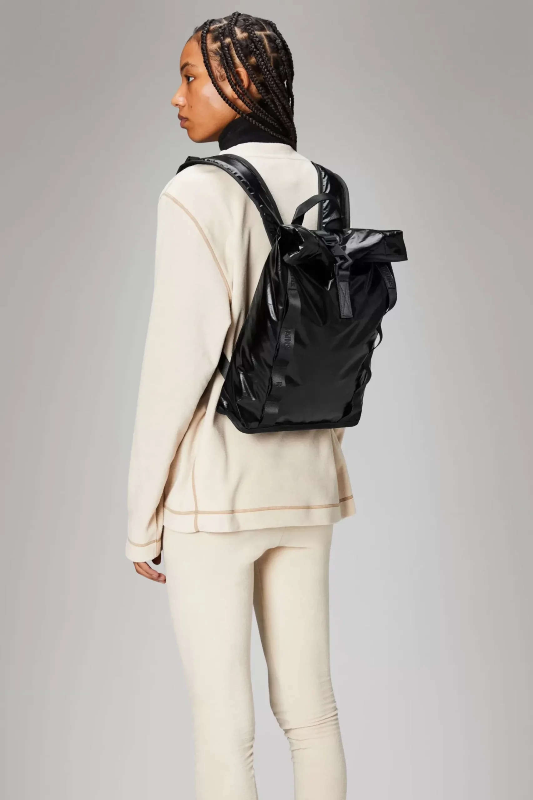 Rains Rygsække<Rolltop Rucksack Black