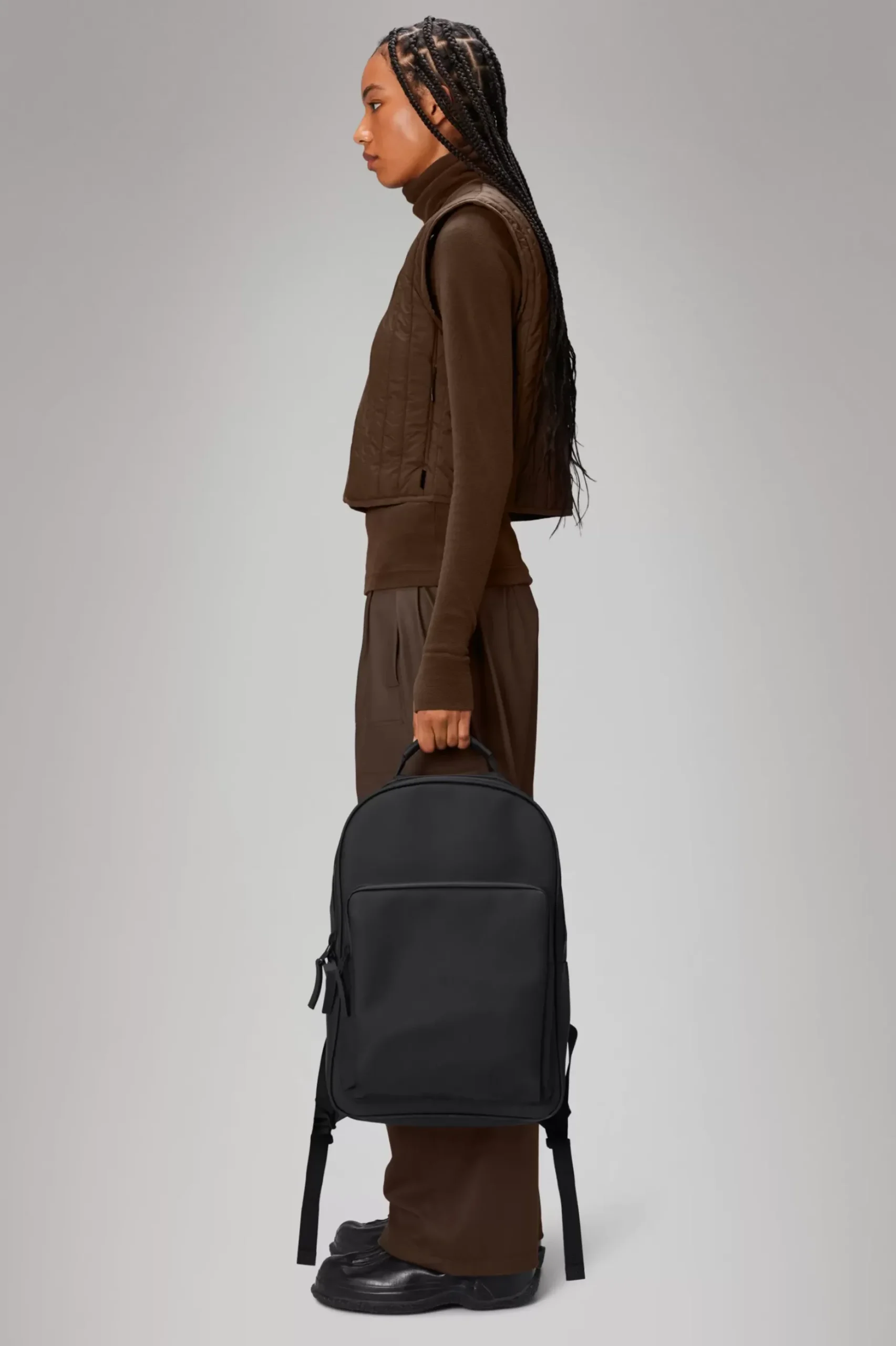 Rains Rygsække<Rolltop Rucksack Black