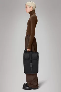 Rains Rygsække<Rolltop Rucksack Black