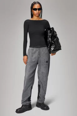 Rains Bukser<Sintra Fleece Pants Regular DarkGreyMelange
