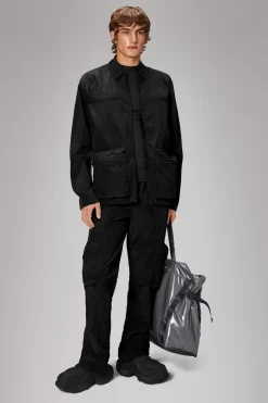 Rains Overshirts|Lette Jakker & Trøjer<Tomar Overshirt Black
