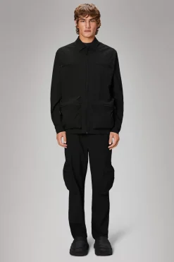 Rains Overshirts|Lette Jakker & Trøjer<Tomar Overshirt Black
