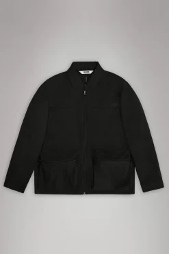 Rains Overshirts|Lette Jakker & Trøjer<Tomar Overshirt Black