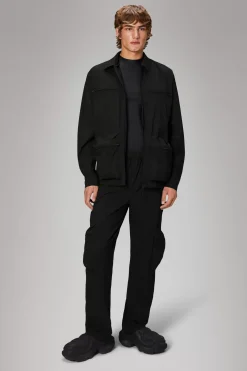 Rains Overshirts|Lette Jakker & Trøjer<Tomar Overshirt Black