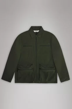 Rains Overshirts|Lette Jakker & Trøjer<Tomar Overshirt Green