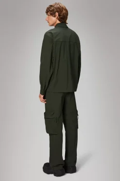 Rains Overshirts|Lette Jakker & Trøjer<Tomar Overshirt Green