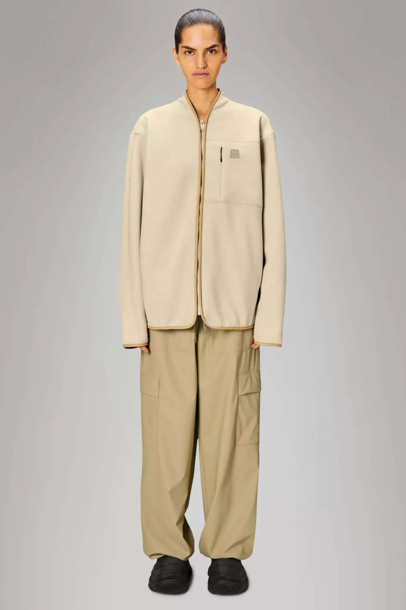 Rains Fleece Jakker|Fleece Jakker<Yermo Fleece Vest Sand