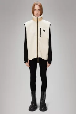 Rains Fleece Jakker|Fleece Jakker<Yermo Fleece Vest Dune
