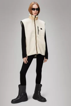 Rains Fleece Jakker|Fleece Jakker<Yermo Fleece Vest Dune